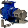 Шестеренчатый насос для перекачки крема, масла, сливок WCB-50/380В 50Гц, 25 л/мин, 30 м, AISI 304 0,55 кВт 1400 об/мин Ex нержавеющий, шестеренчатый