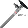 1000 мм, AISI 316L, HP насосная часть (труба) к насосу для бочек
