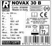 Bomba NOVAX 30B para líquidos calientes hasta 95°C