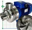 Pumpe mit offenem Laufrad BK400, 3,0kW, AISI304, 380V/50Hz, 2900