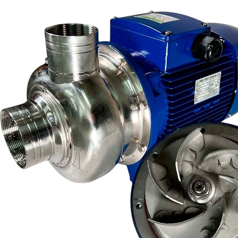 Pumpe mit offenem Laufrad BK400, 3,0kW, AISI304, 380V/50Hz, 2900