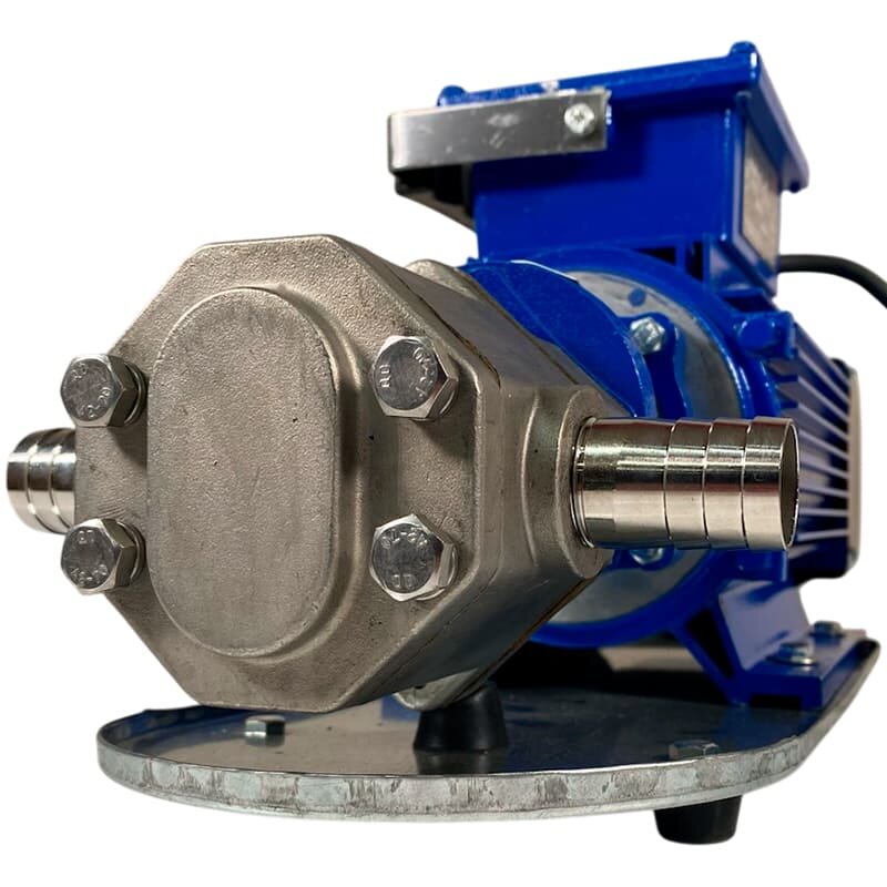 Насос перекачки метанола WCB-75/380В 50Гц, 37,5 л/мин, 30 м, AISI 304, 0,75 кВт, 1400 об/мин, Ex нержавеющий, шестеренчатый