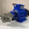 Насос перекачки моторного масла WCB-100/380В 50Гц, 50 л/мин, 30 м, AISI 304, 1,1 кВт, 1400 об/мин, Ex нержавеющий, шестеренчатый