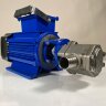 Насос перекачки моторного масла WCB-100/380В 50Гц, 50 л/мин, 30 м, AISI 304, 1,1 кВт, 1400 об/мин, Ex нержавеющий, шестеренчатый