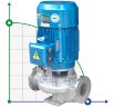 IHG TKHG 80/350-55/2 (50/150), 55 kW, AISI 304, 2900 stainless in-line pump