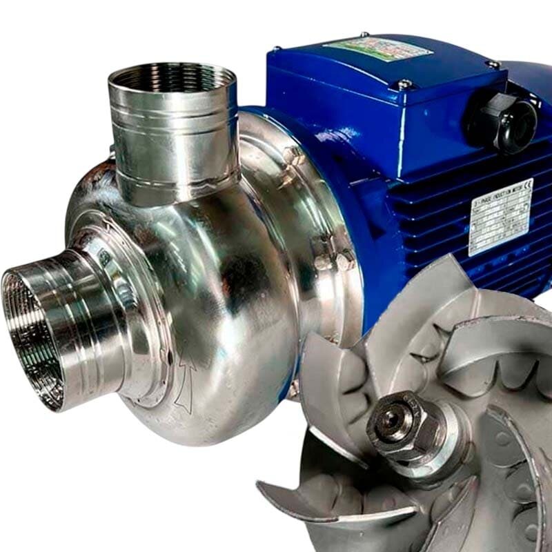 Pumpe mit offenem Laufrad BK50, 0,37kW, AISI 304, 380V/50Hz, 2900