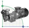 Насос із нержавіючої сталі MDH-150U, -196°C+400°C з магнітною муфтою