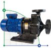 Chemiepumpe QHX-F-250-CSE5, GFK, 150L/min, 16M, 380V, ABLE Motor mit Magnetkupplung