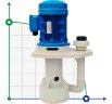 Pompe centrifuge de galvanoplastie QHA-40SK-1, PP, 0,75kW, 285L/min, 8,6m