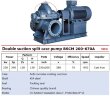 BSCM 200-670A, 250 kW, 1500 - unidad de bomba de doble entrada