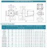 Pompe de circulation chambre de séchage HGR550-DN40, 220V avec rotor humide