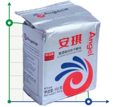 Angel Ethanol Red Thermal Tolerance Alcohol Active Dry Yeast, package - 0.5 kg