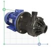 Pumpe mit Magnetkupplung  DM 15 PVDF mit Elektromotor 1,5 kW