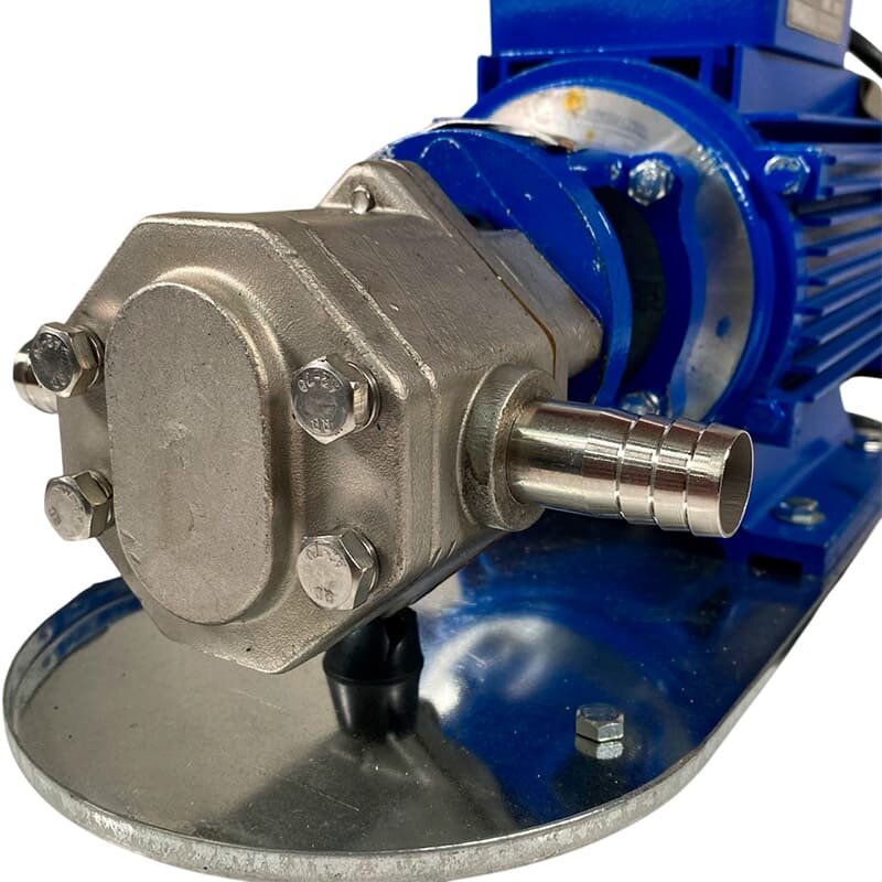 Насос для перекачки вязких жидкостей WCB-50/220В 50Гц, 25 л/мин, 30 м, AISI 304, 0,55 кВт, 1400 об/мин, Ex нержавеющий, шестеренчатый