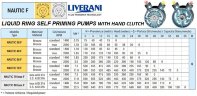 Вихровий насос для перекачування рідких добрив LIVERANI NAUTIC 70 Inox F, 500 л/хв, AISI 316, з ручним зчепленням, без двигуна