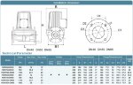 Pompe de circulation pour chambre de séchage HGR1100-DN40, 220 V, à rotor noyé, turbine en PP, arbre et palier en céramique