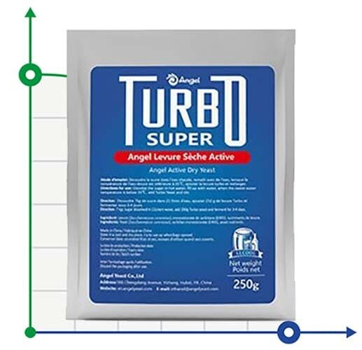 Дріжджі спиртові Angel Turbo Super, упаковка - 0,25 кг