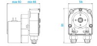 Peristaltic pump F 0101 230V