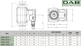 DAB EVOSTA3 40/130 (½") M насос циркуляционный с электронным управлением, 60186088