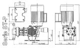 Pompe doseuse à piston ST-P BA 190/3,5 400/3/50 0,18