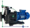 Chemiepumpe mit Magnetkupplung MP-HX-542 GFK, 450L/min, 24,4m, 380V, ABLE Motor
