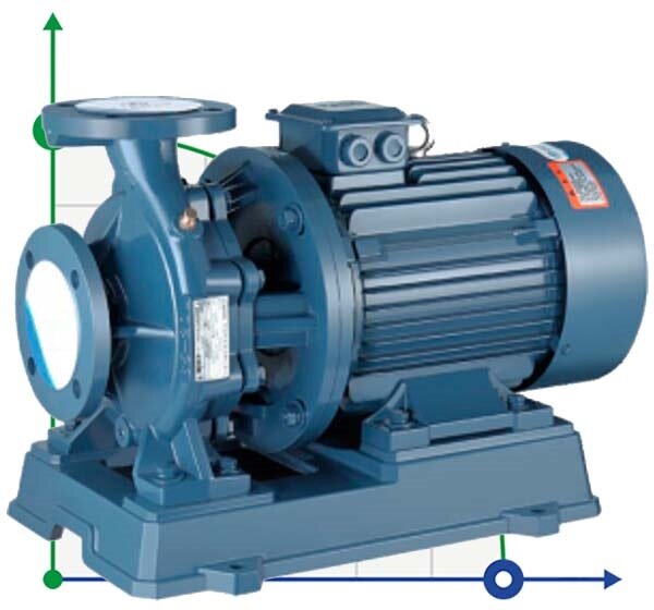 BGW 350-460A (1080/44), 200kW, 1480 centrifugal horizontal pump