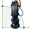 Tauchmotorpumpe 100WQ100-15-7,5/4 für die Abwasserförderung