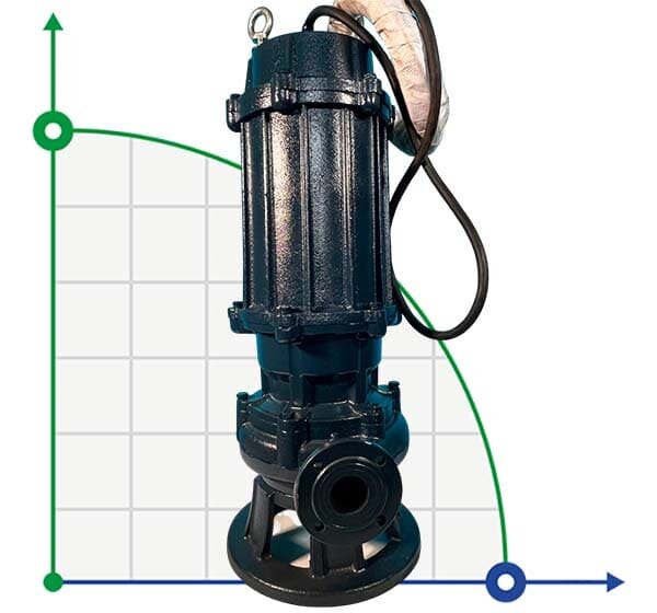 Tauchmotorpumpe 100WQ100-15-7,5/4 für die Abwasserförderung