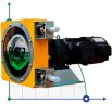 Индустриальный шланговый насос JXHIN-20-SS-NR-P, 391 л/час, 0,55 кВт, 10 бар, 380В