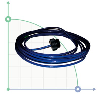 Sensor de temperatura, hasta 45 °C, PVC