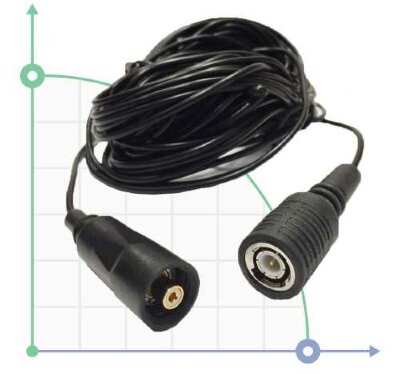 Câble coaxial pour électrodes 9 m