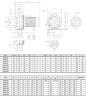Pompe de tour de refroidissement en acier inoxydable NX50/400 (125), 3 kW, 72 m3/h, 22 m, 380 V/T, AISI 304 (EBARA 3M 50-125/3)