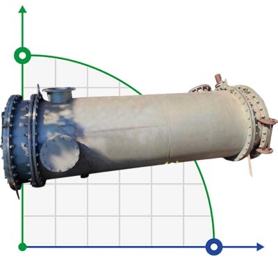 Спиральный теплообменник подогрева бражки 63 м2