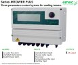 Sterownik EMEC MTOWER PLUS, trójparametrowy system sterowania dla chłodni kominowych