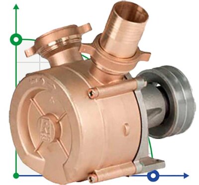 N 50 pump with drive pulley