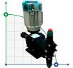 Pompe doseuse pour stations de traitement d'eau AQUA MSA, PP, 54 l/h, 12 bar, 0,37 kW, 380V
