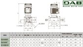 DAB KLP 40-600/BQQE 1x230 50 циркуляционный насос, 60214724