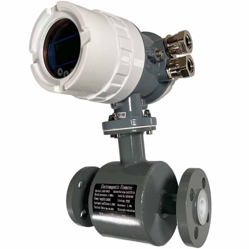 DN15 Carbon steel electromagnetic flow meter KLD PN16 (98% sulphuric acid), 0.19-3.18 m3/h, 4-20mA+RS485