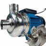 Насос для пивного сусла з дробиною TS150, 1,1 кВт, AISI 304, 220В/50Гц, 2900 об/хв з відкритим робочим колесом