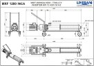 Pompe à vis en acier inoxydable LIVERANI MXF1200INCA TF 15 kW 97-315rpm 380 V AISI 304 avec variateur de fréquence, télécommande (15 m), sur chariot