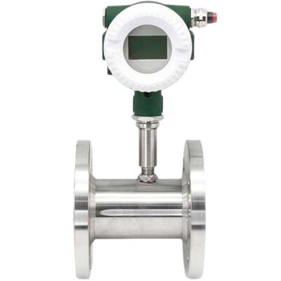 DN80 Medidor de caudal de líquido por turbina para concentrado de cerveza (extract meter for BEER MIXING system) KLWGY PN16, 10-100 m3/h, 4-20mA acero inoxidable