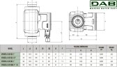 DAB EVOSTA3 60/180X (1"1/4) M насос циркуляционный с электронным управлением, 60186079