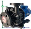 Pompa chemiczna z napędem magnetycznym QHX-E-545-SSV5V38AFGABS, CFRETFE, 500L/min, 35m, 380V