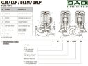 Bomba de circulación DAB KLP 50-1600 M, 60211870