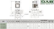 Bomba de circulación DAB KLP 50-1600 M, 60211870