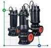 Pompa ściekowa 50WQ8 - 16-1.1, 380V 1.1 KW Hmax 18m Qmax 483l/min Leo3.0