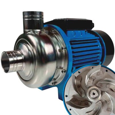 Pompa do pompowania bezzałogowych statków powietrznych, herbicydów, nawozów płynnych, inhibitorów wzrostu TS150, 1,1 kW, AISI 304, 380 V/50 Hz, 2900 obr./min z wirnikiem otwartym