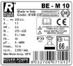 BE-M 10 pompa cieczowo-pierścieniowa