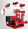 Estación de bombeo automática contra incendios BEDJ 1000/9-125-125-12 (63 l/s, 90m, 90kW)