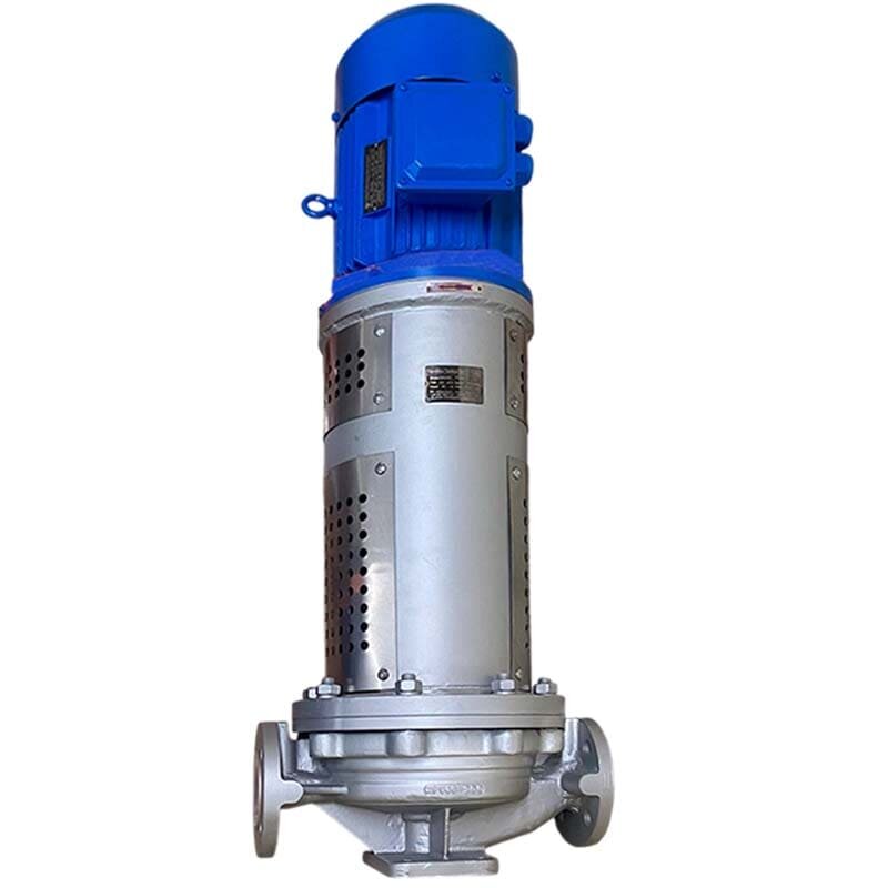 Pompe verticale à huile chaude LQLRY40-40-210/2-C, 6,3 m3/h, 50 m, 4 kW, 2900 rpm, Ex